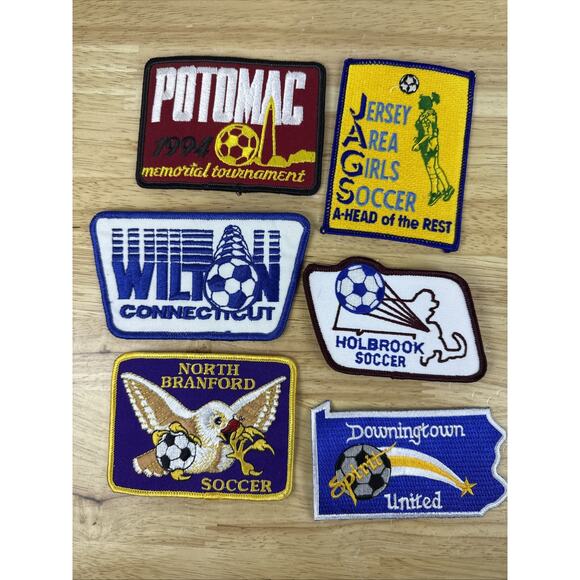 Vintage 70-80'S Soccer Patch Lot Assorted Embroidered Lot Of 25 #1 - Picture 2 of 5